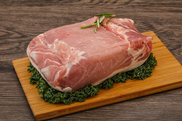 Pork meat piece for cooking