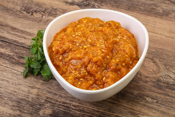 Caucasian cuisine - Mangal salad with vegetables