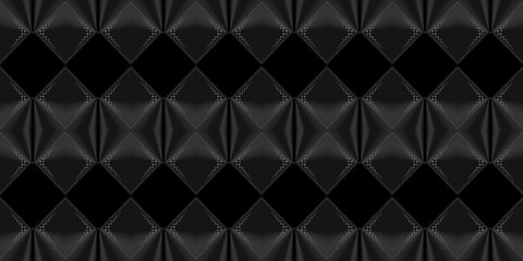 seamless background, abstract pattern, wallpaper pattern, black paper art, wall design, texture with geometric gradient, you can use for ad, product and fabric, business presentation