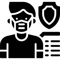 Immune system icon, Vaccine Development related vector