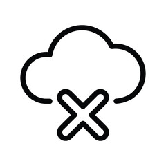 Close cloud icon