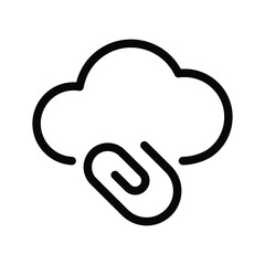 Cloud attachment icon