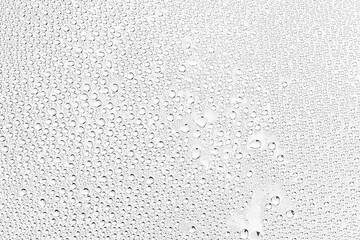 white background water drops on glass, abstract design overlay wallpaper