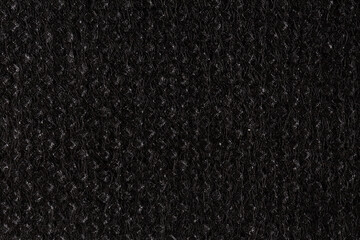 Fototapeta premium Black plain fabric, textile