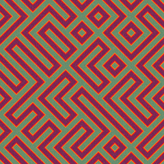 Abstract Geometric Pattern generative computational art illustration