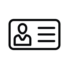 Id card icon