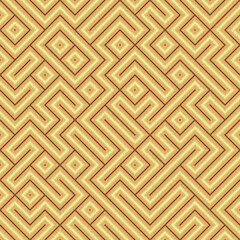 Abstract Geometric Pattern generative computational art illustration