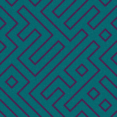 Abstract Geometric Pattern generative computational art illustration