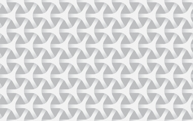 Seamless White and gray color gradient of optical illusion background pattern texture