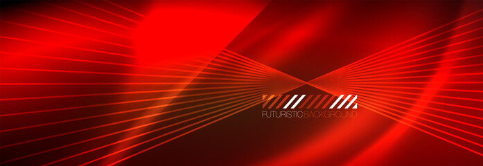 Neon dynamic beams vector abstract wallpaper background. Wallpaper background, design templates for business or technology presentations, internet posters or web brochure covers