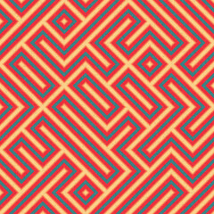 Abstract Geometric Pattern generative computational art illustration