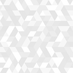 Geometric vector pattern with light triangles. Geometric modern ornament. Seamless abstract background