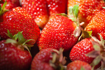strawberries close up