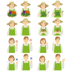 ガーデニング　女性　男性　指南　