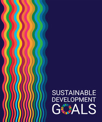 Cover. Sustainable Development Goals Color. Vector EPS
