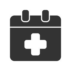 Add , Calendar solid icon.