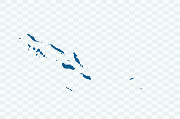 Solomon Map blue Color on Backgound png