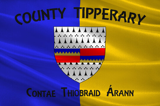 Flag of County Tipperary of Ireland