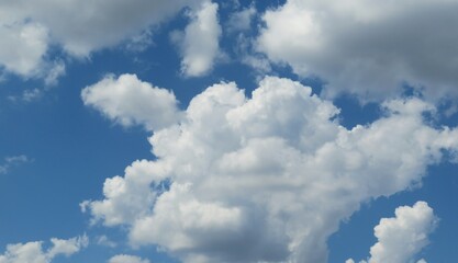 Beautiful clouds view in the sky