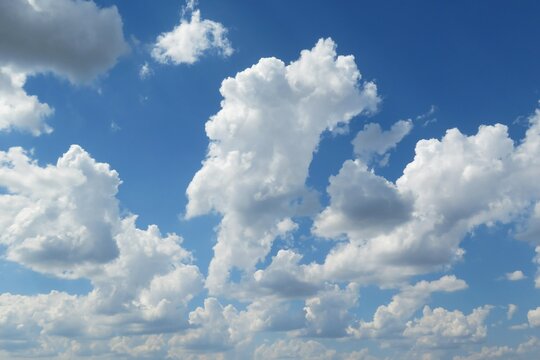 Beautiful clouds view in the sky