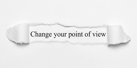 Change your point of view