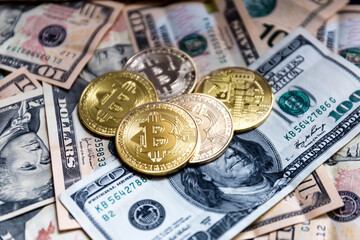 Bitcoin and american dollars