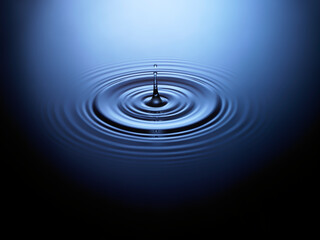 Fototapeta na wymiar water drop splash