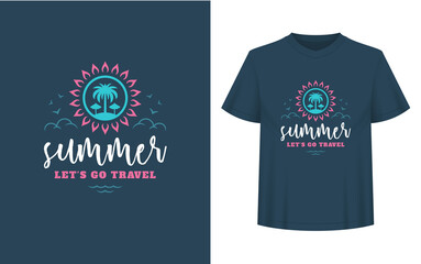 Summer quote or saying can be used for t-shirt, mug, greeting card, photo overlays