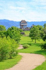 初夏の吉野ヶ里遺跡　佐賀県神埼郡　Yoshinogari ruins in early summer Saga-ken Kanzaki-gun