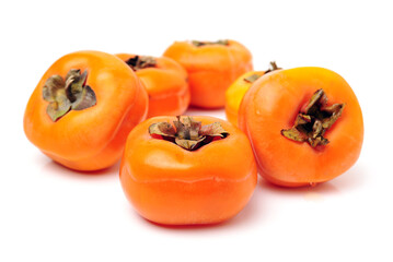 persimmon on a white background