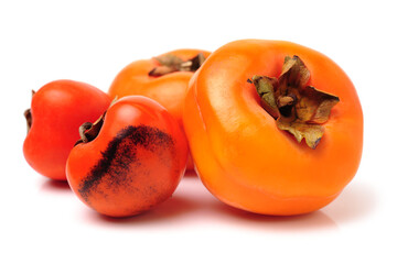 persimmon on a white background