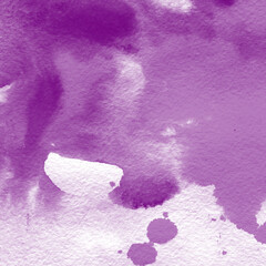 Fond aquarelle violet lavande et blanc art abstrait