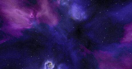 galaxy space nebula banner background
