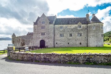 Fototapeta na wymiar Parke's Castle in County Leitrim was once the home of English planter Robert Parke