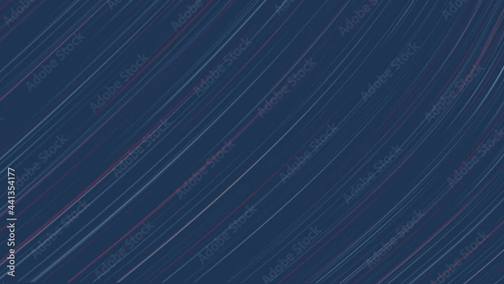 Poster Motion background from flowing curves, lines. Seamless loop