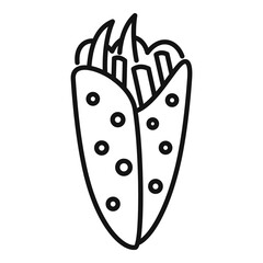 Greece food icon, outline style
