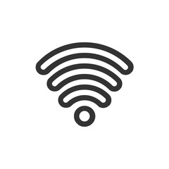 Wireless Network outline icon.