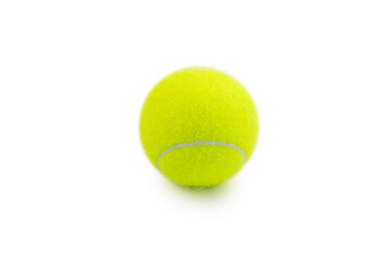 Tennis ball isolated on white background