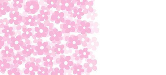 Happy birthday, holiday, celebration greeting and invitation card. Colorful floral banner with color flowers on white background. Layout template. Modern floral compositions with summer branches