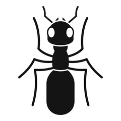 Insect ant icon, simple style