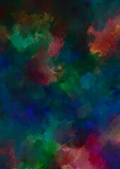 暗闇に光るカラフルなテクスチャ背景
