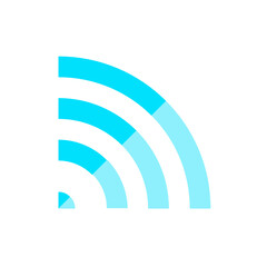 Wireless Network flat icon.
