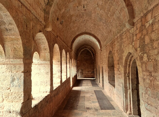 Fototapeta na wymiar Abbey in Thoronet, South of France