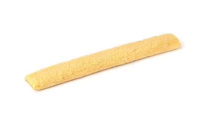 bamboo cookie isolated on white background. crispy sticks