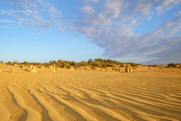 Fototapeta na wymiar Pinnacles Desert at Nambung National Park Australia