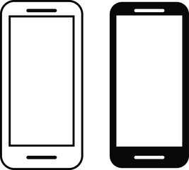 mobile phone smartphone icon vector illustration