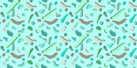 Light Green And Blue Seamless Abstract Geometric Pattern Vector Illustration Background Art