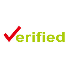 Verified icon graphic design template 