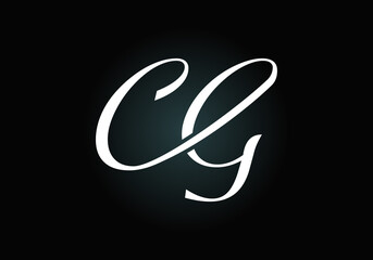 Obraz premium Initial CG Letter Logo With Creative Modern Business Typography Vector Template. Creative Abstract Monogram Letter CG