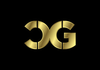 Initial CG Letter Logo With Creative Modern Business Typography Vector Template. Creative Abstract  Monogram Letter CG